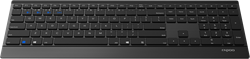 Toetsenbord + muis Rapoo "9500M" multimodus draadloze desktop combo set, UI, Zwart