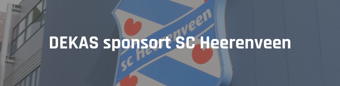 DEKAS sponsort SC Heerenveen