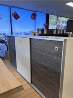 Kantoorkast / dressoir 240 cm – schuifdeuren -  gebruikt - excl. bezorgkosten