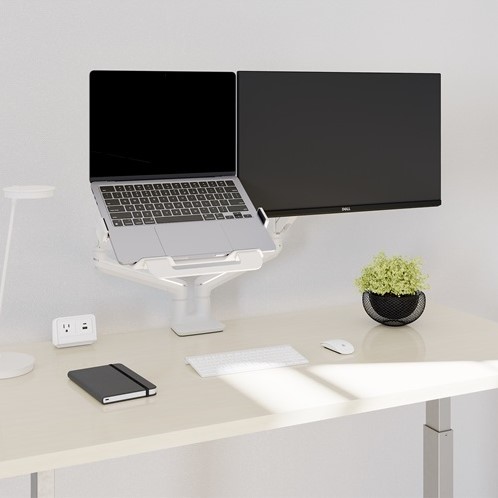 Laptopaccessoire Fellowes voor Tallo monitorarm wit