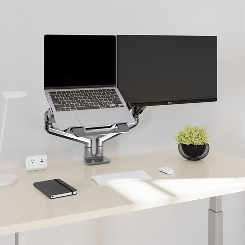 Laptopaccessoire Fellowes voor Tallo monitorarm zilver