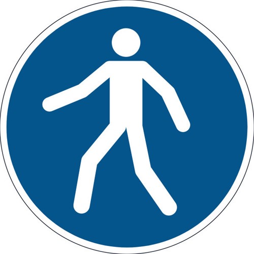 Vloermarkering Durable gebruik wandelpad Ø 430 mm