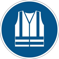 Vloermarkering Durable gebruik veiligheidsvest Ø 430 mm