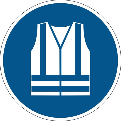 Vloermarkering Durable gebruik veiligheidsvest Ø 430 mm