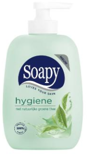 Handzeep hygiene met pomp 200ml Soapy ds/12