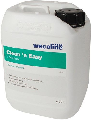 Clean 'n Easy desinfectie 5Liter / tbv oppervlakte desinfectie