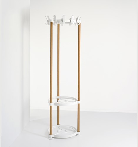 Kapstok staand van Esch Sticks Round 24 haken