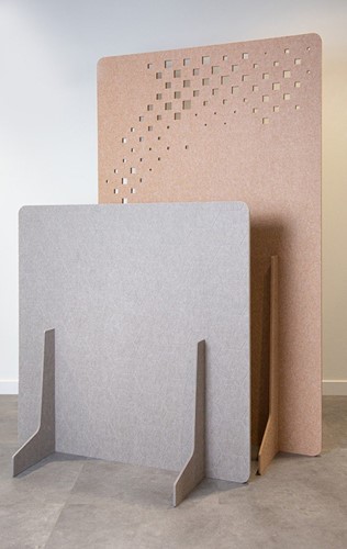 Roomdivider van PET-vilt