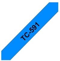 Brothertape TC-591 9mm zwart op blauw-2