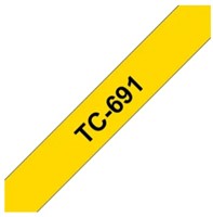 Brothertape TC-691 9mm zwart op geel-2
