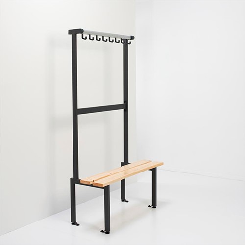Garderobebank van Esch Tertio BEV, 180x170x44cm, 16 haken