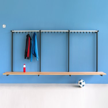 Wandgarderobe van Esch Tertio BEW 20 haken-2