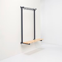 Wandgarderobe van Esch Tertio BEW 20 haken