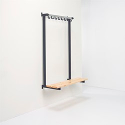 Wandgarderobe van Esch Tertio BEW 20 haken