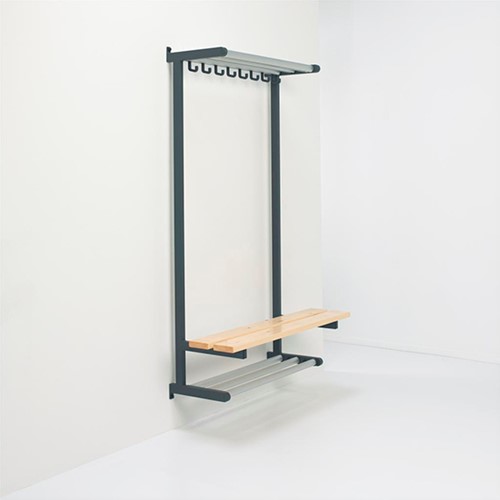 Wandgarderobe van Esch Tertio BEWS+ 10 haken