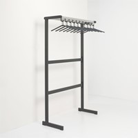 Garderoberek Tertio EVK 100x170x60cm incl. 10 kleerhangers