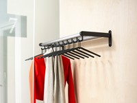 Wandgarderobe Tertio WK 180x16x54cm met 18 hangers incl.kleerhangers-3