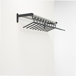 Wandgarderobe Tertio WK 140x30x54cm met 14 hangers incl.kleerhangers