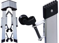 Inklapbare opstap – aluminium – 150 kg draagvermogen-2