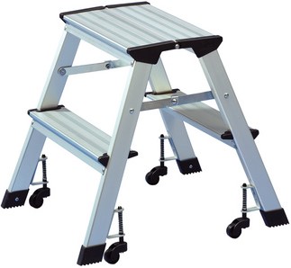 Inklapbare opstap – aluminium – 150 kg draagvermogen