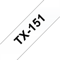 Brothertape TX-151 24mm zwart op helder -2
