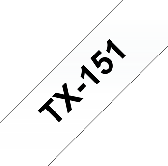 Brothertape TX-151 24mm zwart op helder -2