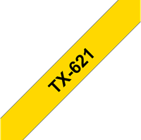 Brothertape TX-621  9mm zwart op geel-2