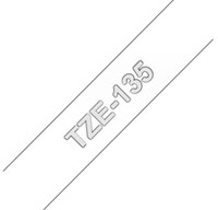 Brothertape TZE-135 12mm wit op transparant-3