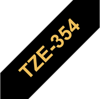 Brothertape TZE-354 24mm goud op zwart-2