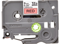 Brothertape TZE-421  9mm zwart op rood-3