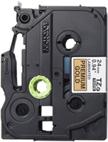 Brothertape TZE-PR851 24mm zwart op premium goud-3