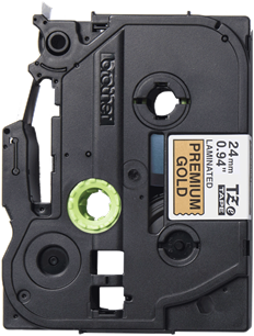 Brothertape TZE-PR851 24mm zwart op premium goud-3