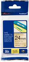 Brothertape TZE-PR851 24mm zwart op premium goud