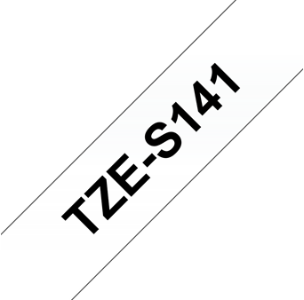 Brothertape TZE-S141 18mm zwart op transparant extra klevend-2