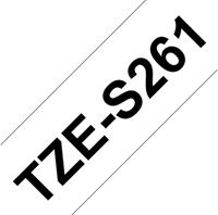 Brothertape TZE-S261 36mm zwart op wit extra klevend-2