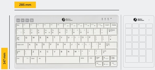 Toetsenbord B&E Ultraboard 950 V2 Compact Keyboard (US) bedraad-2
