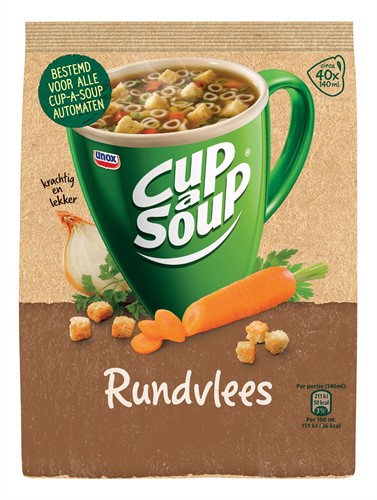 Unox Cup-a-Soup Machinezak Rundvlees 40x140 ml-3