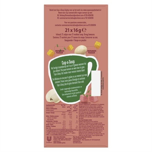 Unox Cup-a-Soup Champignon Ham 21x175 ml -3