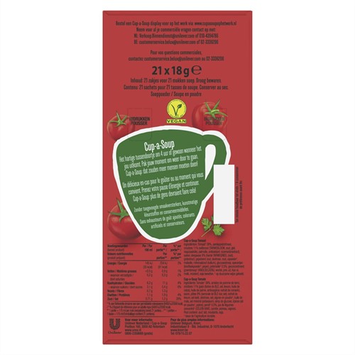 Unox Cup-a-Soup Tomaat 21x175 ml-3