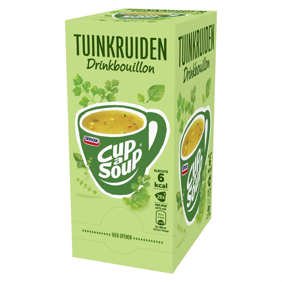 Unox CupaSoup Drinkbouillon Tuinkruiden 26x175ml DEKAS 2021