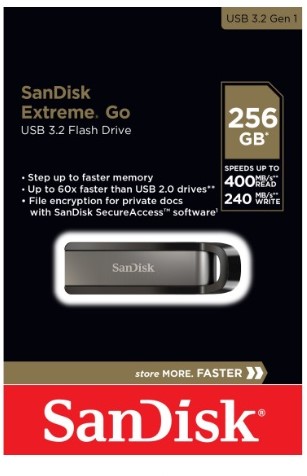USB-stick 3.2 Sandisk USB Extreme Go 256GB-3