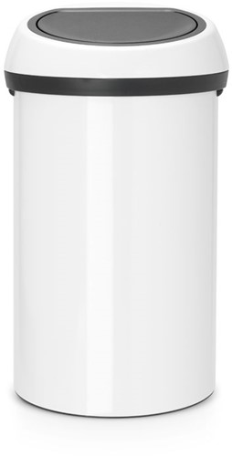 Afvalbak Brabantia Touch Bin 60L wit