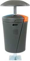 Buitenafvalbak Phoenix 3x50L