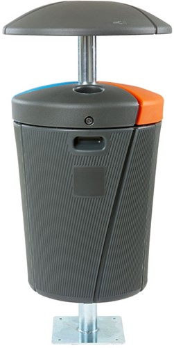 Buitenafvalbak Phoenix 3x50L