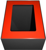 Vepa Bins top tbv modulaire afvalscheidingsunit 60ltr rood