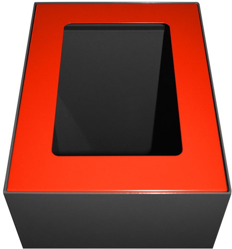 Vepa Bins top tbv modulaire afvalscheidingsunit 60ltr rood