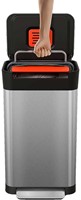 Pedaalemmer Joseph Joseph Intelligent Waste Titan 30 zwart/mat RVS-3