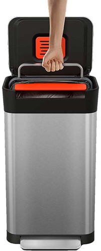 Pedaalemmer Joseph Joseph Intelligent Waste Titan 30 zwart/mat RVS-3