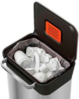 Pedaalemmer Joseph Joseph Intelligent Waste Titan 30 zwart/mat RVS