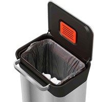 Pedaalemmer Joseph Joseph Intelligent Waste Titan 30 zwart/mat RVS